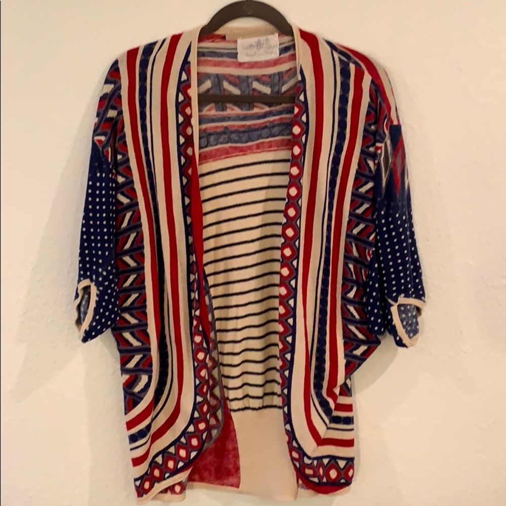 Anthropologie short-sleeve sweater